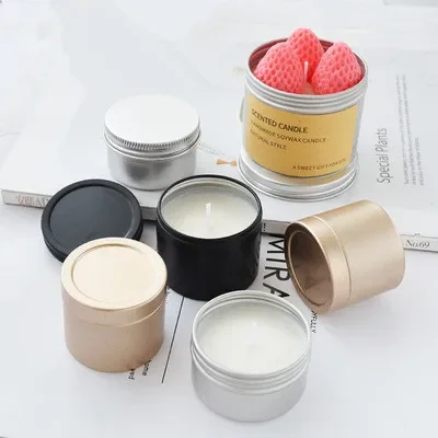 Luxury Skincare Jars - Stoples Lilin Mewah dengan Tutup, Wadah