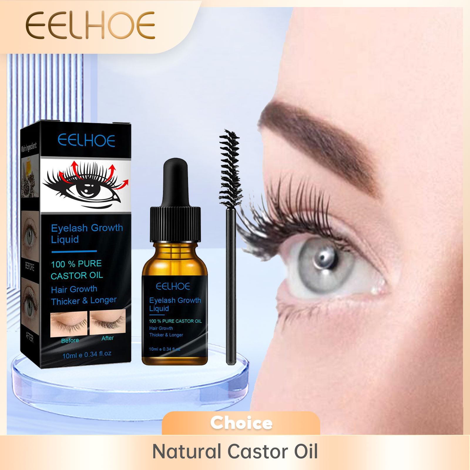 Growth Factor Serum - Serum Penumbuh Bulu Mata Minyak Jarak