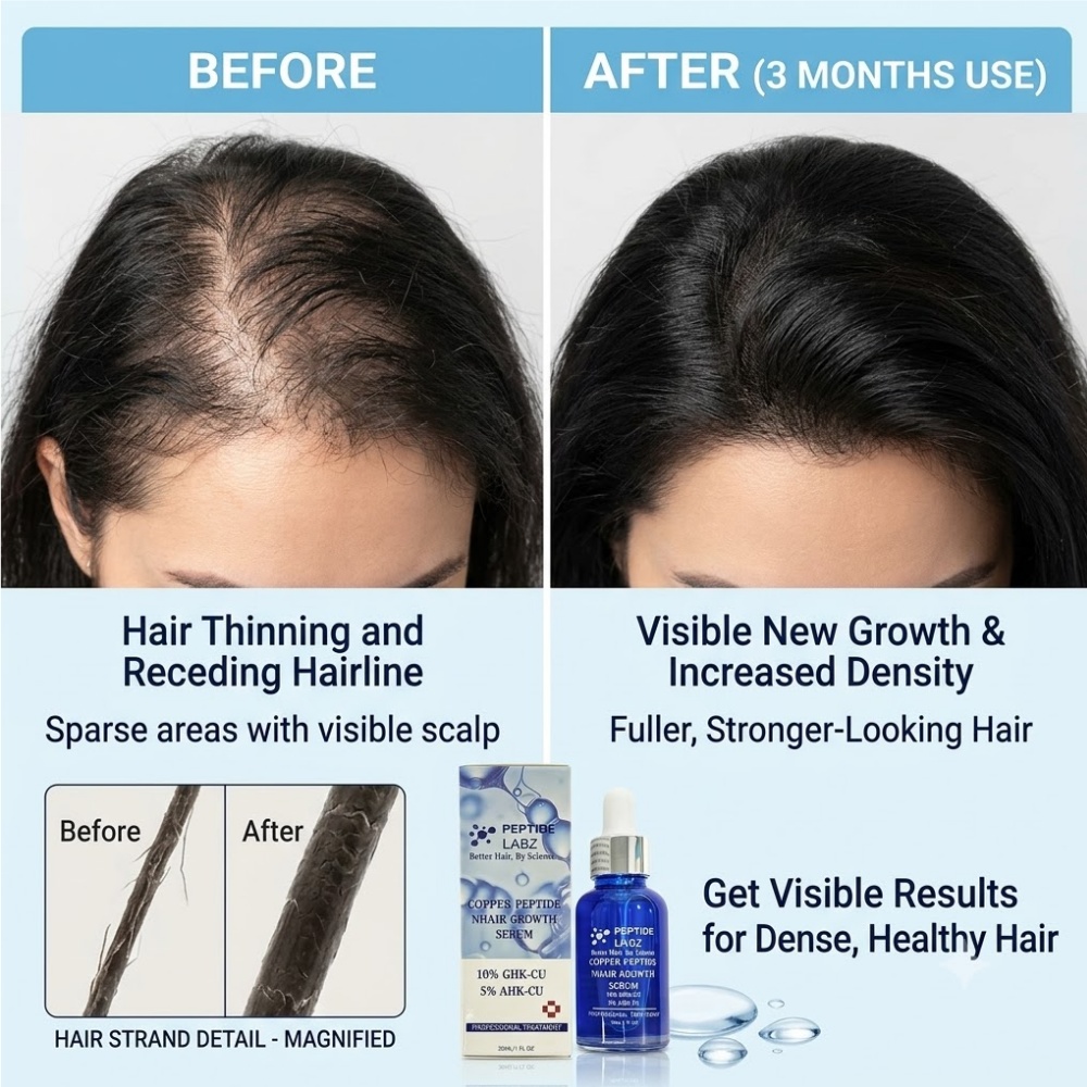 Esensi Pertumbuhan Rambut Pept - Growth Factor Serum ulasan dan harga
