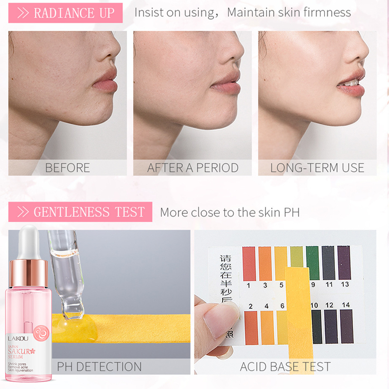 LAIKOU Serum Sakura Jepang 17M - Growth Factor Serum ulasan dan harga