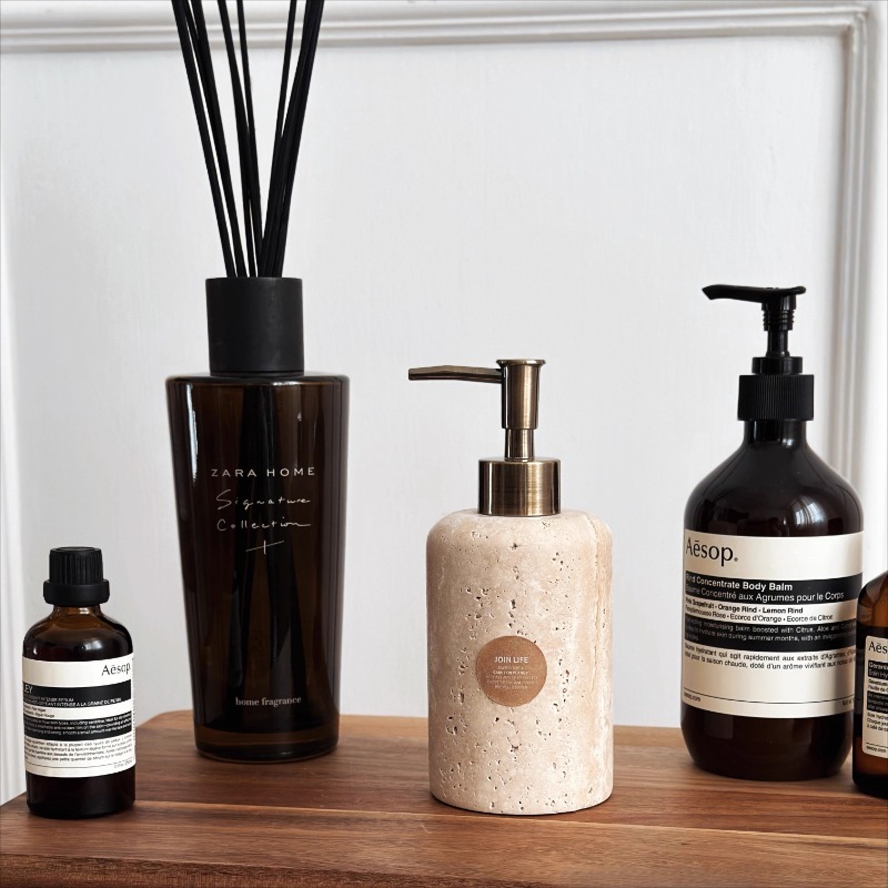 Dispenser Lotion Batu Alam, Bo - Luxury Skincare Jars ulasan dan harga